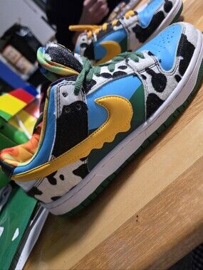 Nike Mens SB Dunk Low CU3244 100 Ben & Jerry's Womans 8.5 Mens 7